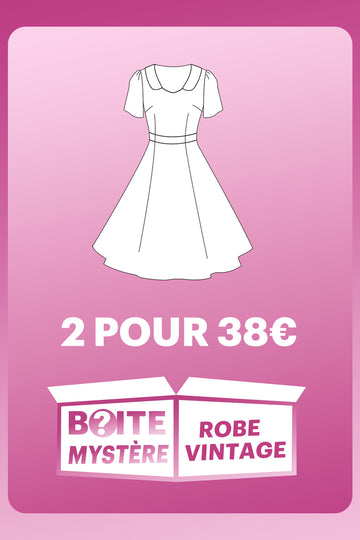 ZAPAKA BOÎTE MYSTÈRE de 2Pc Robes Vintage
